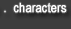 characters